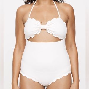 Marysia Antibes Maillot One Piece with cutout in Coconut size L.   Worn 1x